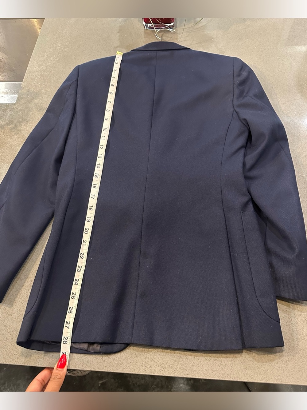 YSL Vintage Men's Blazer in Navy Blue - Size Small Slim (see measurements) - Picture 16 of 16